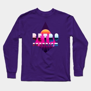 Retro Futurism Long Sleeve T-Shirt